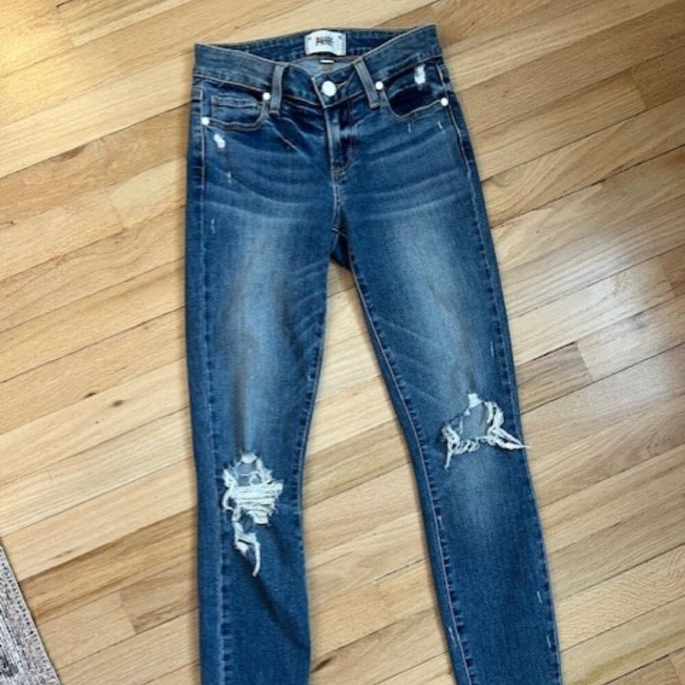 NWOT PAIGE Verdugo Ankle Skinny Jeans in Ellie - Size 23